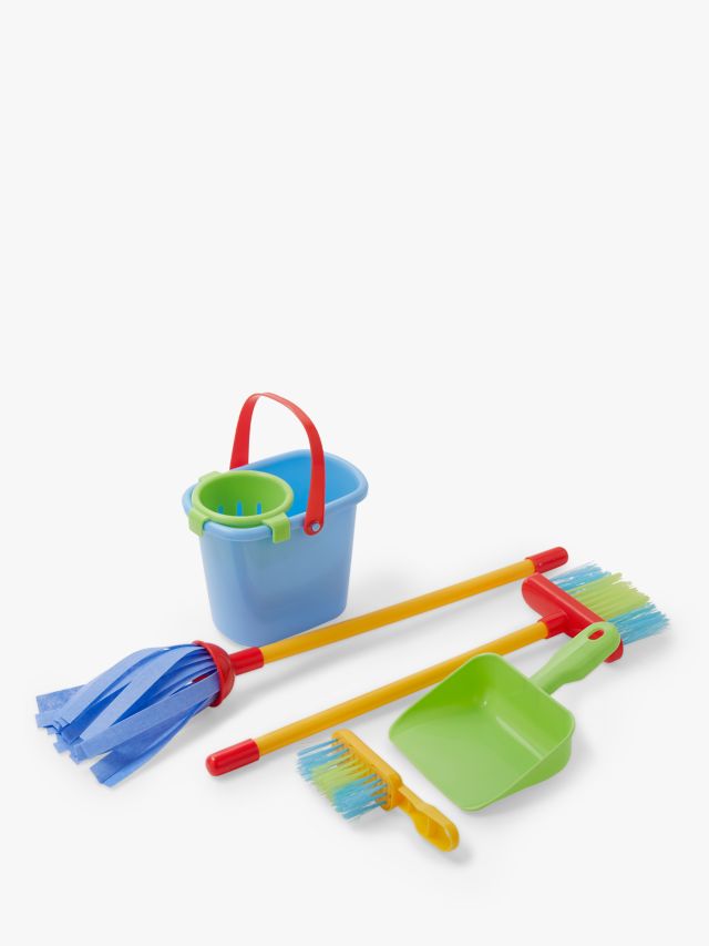 My First Cleaning Play Set with Lights & Sounds Vacuum, Broom, Mop and Pail