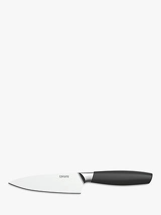 Fiskars Functional Form Plus Small Stainless Steel Cook's Knife, Silver/Black