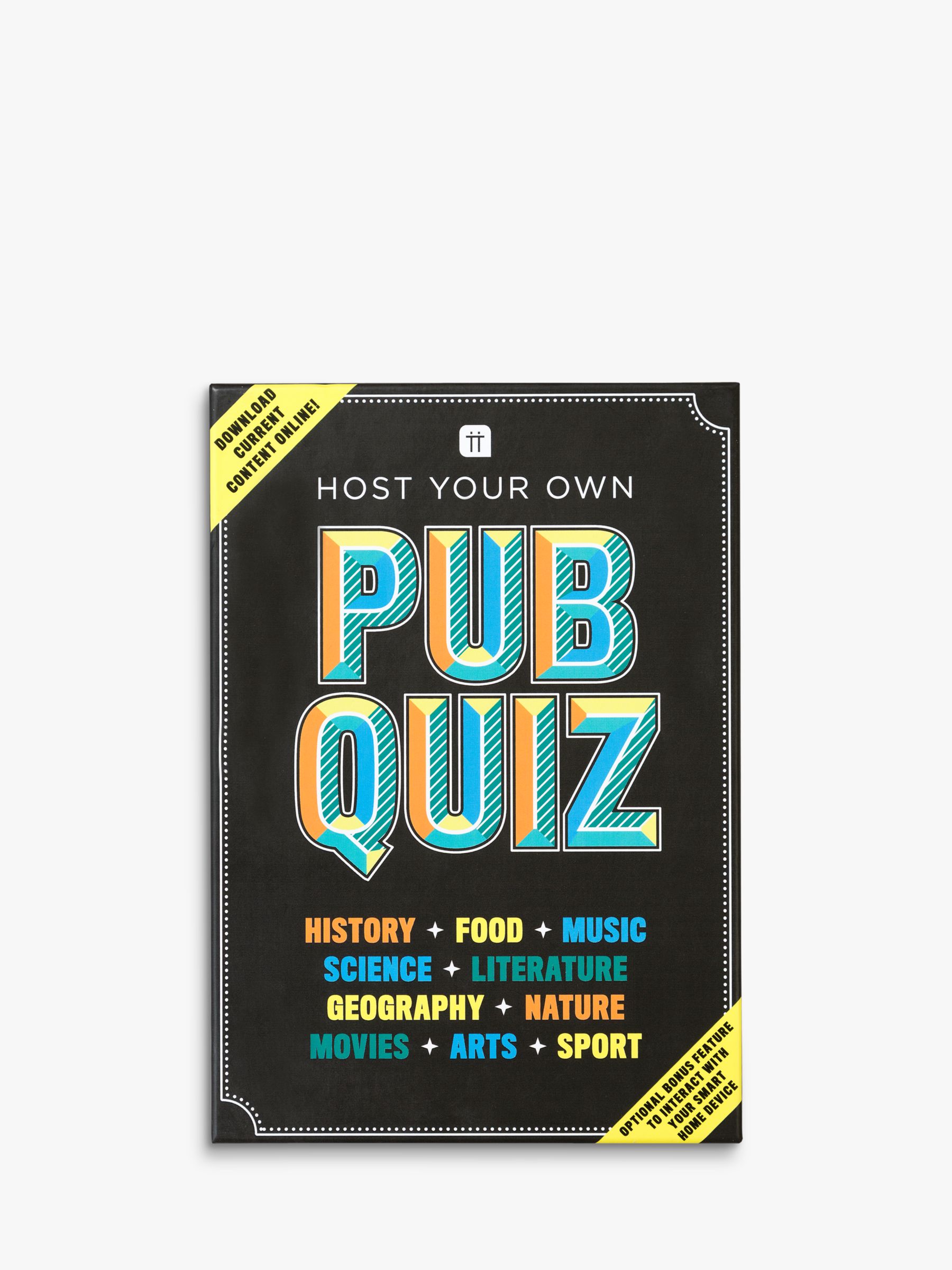 Talking Tables Pub Quiz 2 review