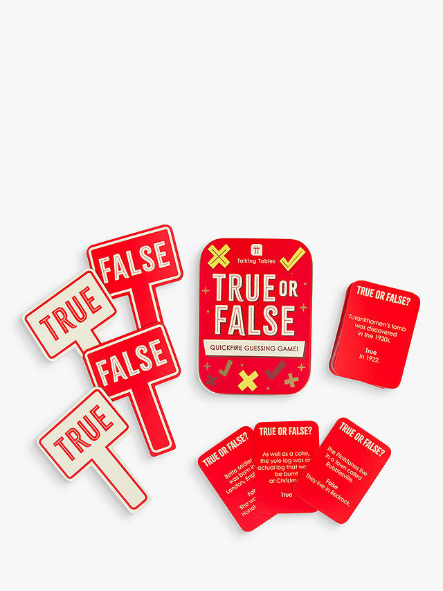 Talking Tables True or False Game