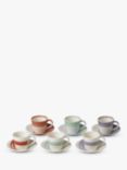 Royal Doulton 1815 Bold Espresso Cup & Saucer, Set of 6, 90ml, Assorted