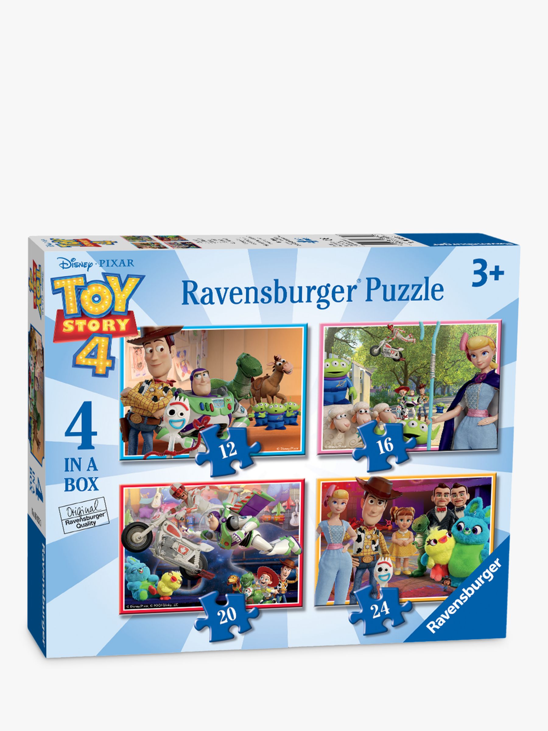 Ravensburger Toy Story 4 4 in a Box Jigsaw Puzzle