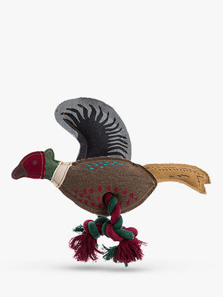 Sophie Allport Canvas and Rope Pheasant Dog Toy