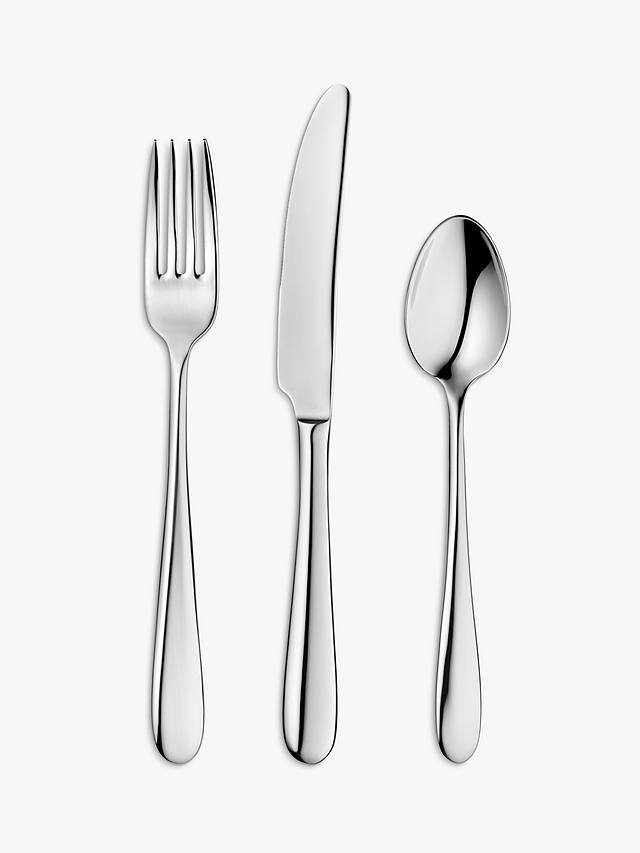 John Lewis & Partners Dome Cutlery Set, 6 Piece/2 Place Settings