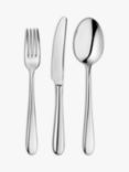 John Lewis Dome Cutlery Set, 18 Piece/6 Place Settings