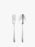 John Lewis Dome Serving Cutlery, 2 Piece