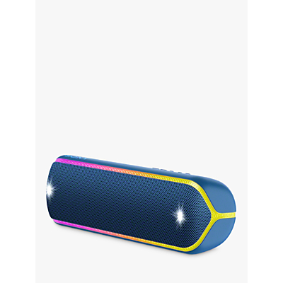Sony SRS-XB32 Extra Bass Waterproof Bluetooth NFC Portable Speaker with Line & Strobe Lighting