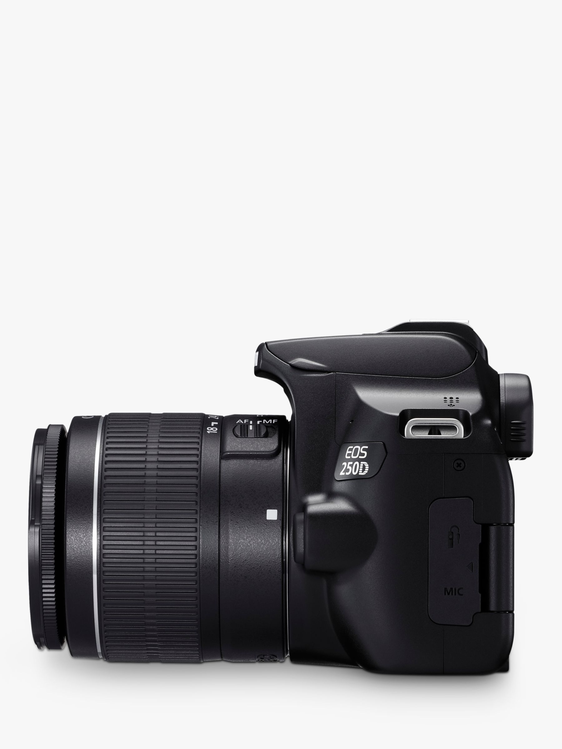 Canon Eos 250d Digital Slr Camera With 18 55mm 75 300mm Lenses 4k Ultra Hd