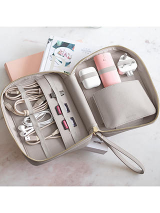 Stackers Cable Tidy Travel Bag, Taupe