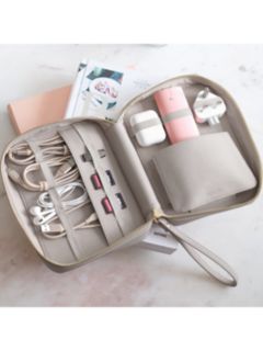Stackers Cable Tidy Travel Bag, Taupe