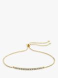 Melissa Odabash Crystal Bar Bracelet, Gold