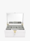 Stackers Leather 2 Set Jewellery Box, White