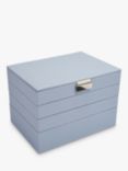 Stackers Classic 4 Layer Jewellery Box, Blue