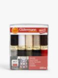 Gütermann creativ Sewing Thread, 100m, Pack of 10, Classic Mix