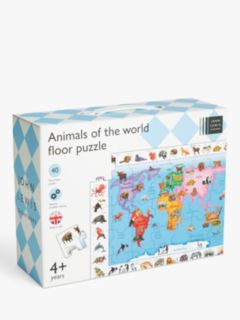 John Lewis Animals Of World Floor Jigsaw Puzzle, 40 Pieces