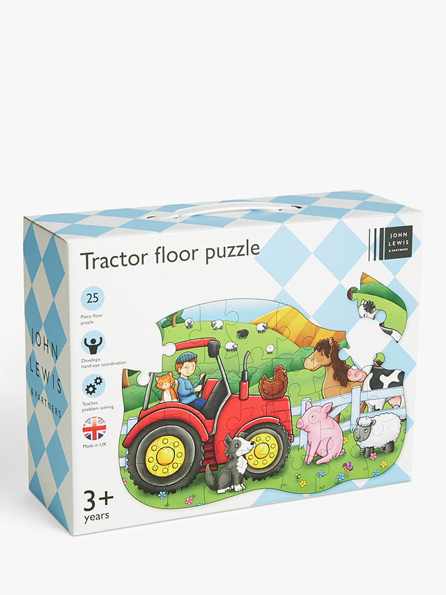 John Lewis Tractor Floor Puzzle