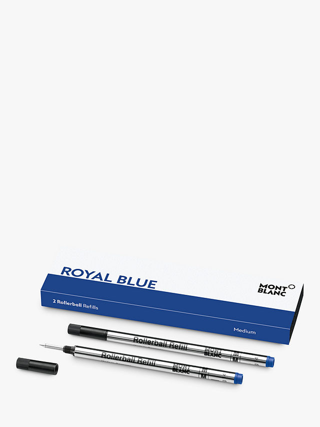 Montblanc Rollerball Pen Refills, Medium, Pack of 2, Blue