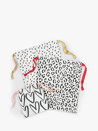 Caroline Gardner Leopard Print Travel Bags, Set of 3