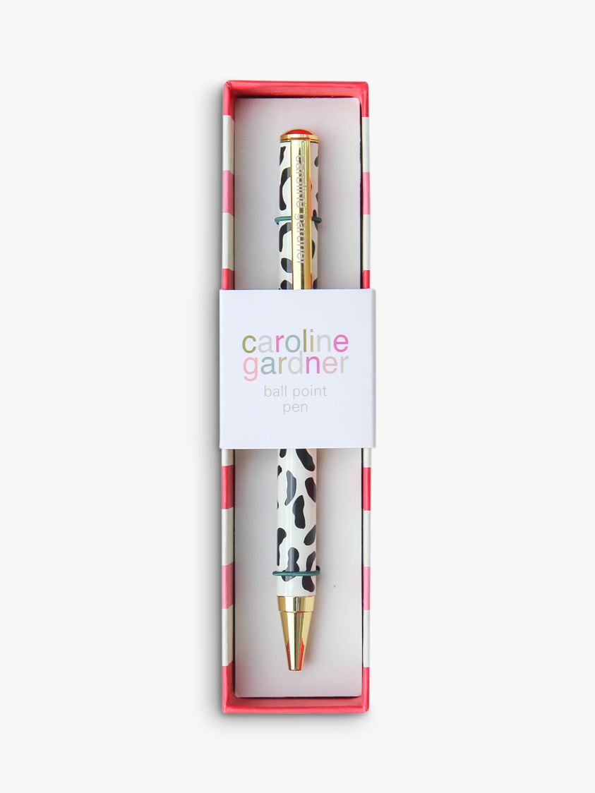 Caroline Gardner Monogram Leopard Print Pen Set review