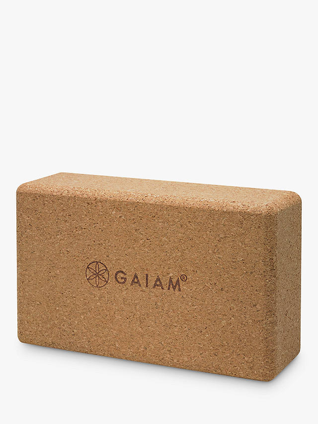 johnlewis.com | Gaiam Cork Yoga Block