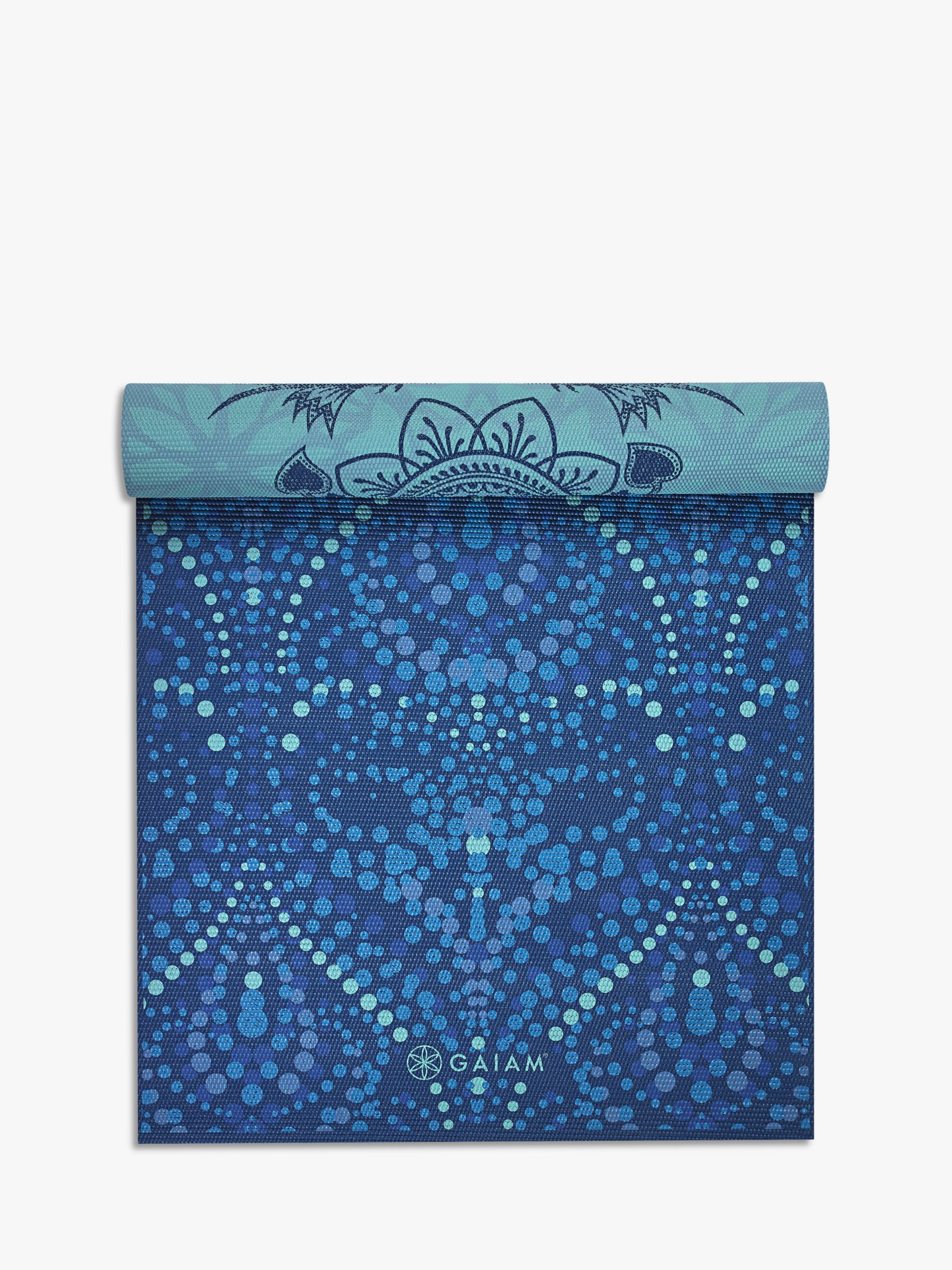 Gaiam Reversible Mystic Sky 6mm Yoga Mat, Blue