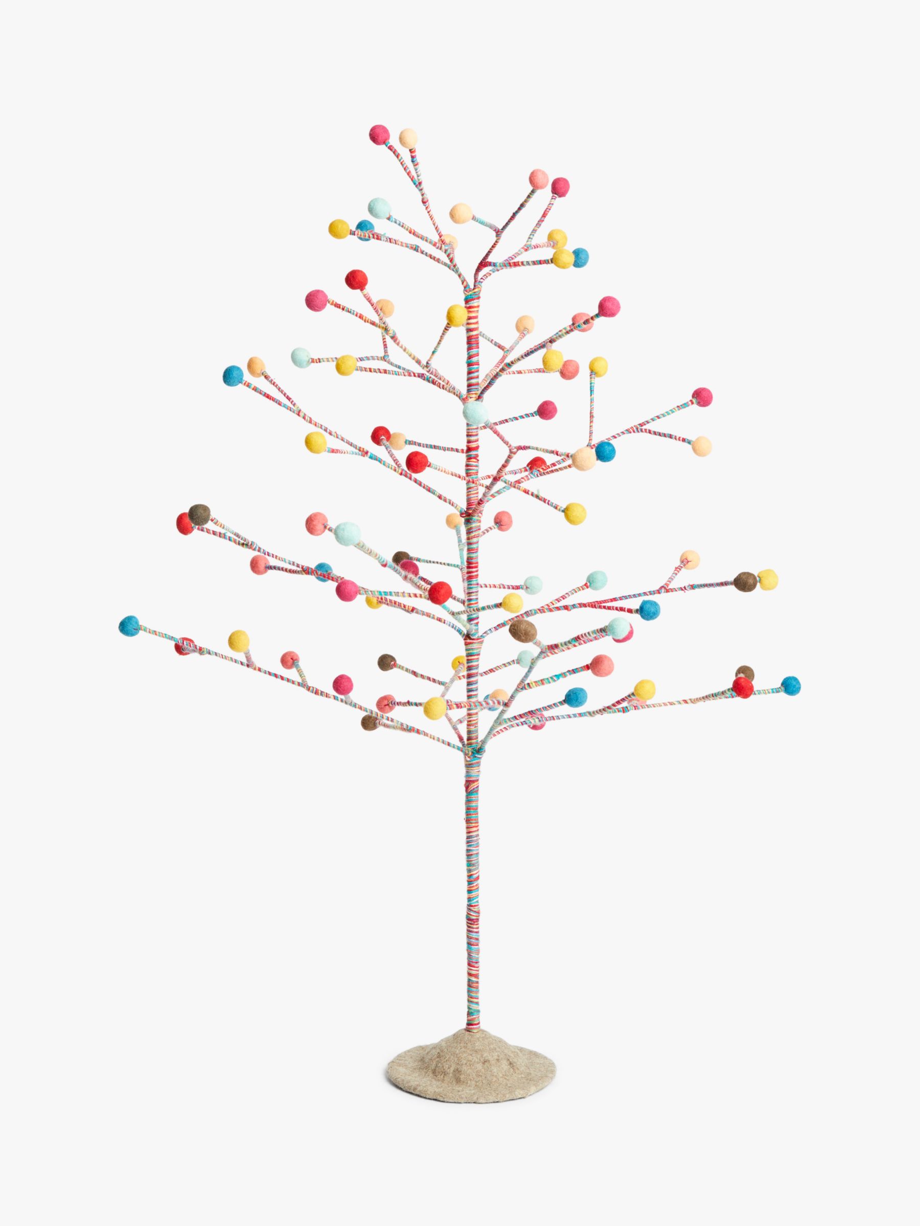 John Lewis Partners Abc Pom Pom Mini Tree