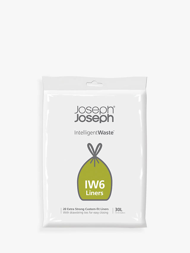 Paquet de 20 Joseph Joseph IW6 Sacs Poubelles de 30 litres 
