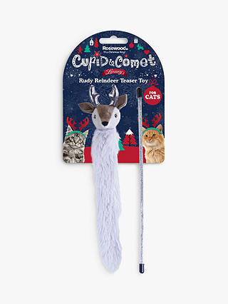 Rosewood Cupid & Comet Rudy Reindeer Cat Teaser Toy