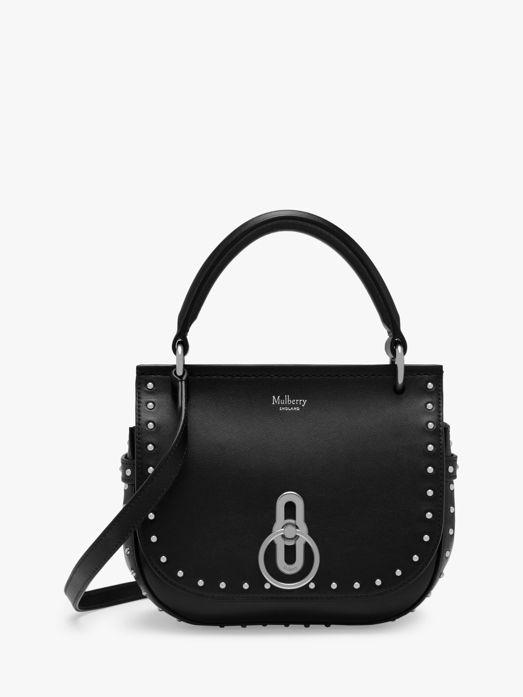 mulberry black satchel bag