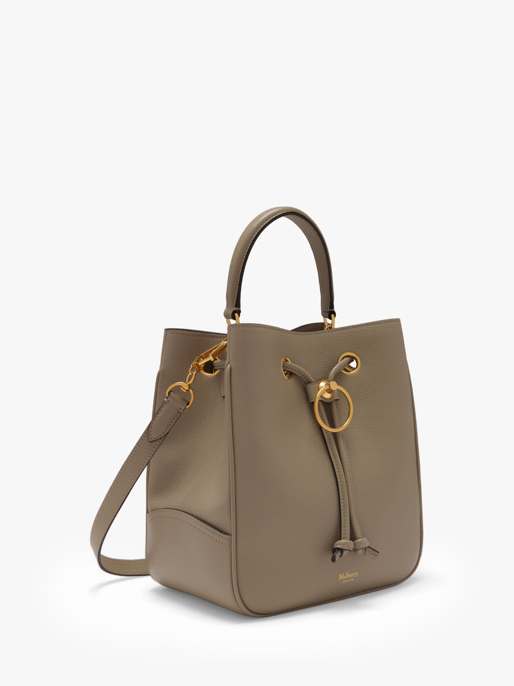 Mulberry Large Hampstead Classic Grain Leather Shoulder Bag at John Lewis & Partners