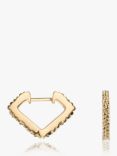 Emily Mortimer Jewellery Wanderlust Textured Mini Prism Hoop Earrings