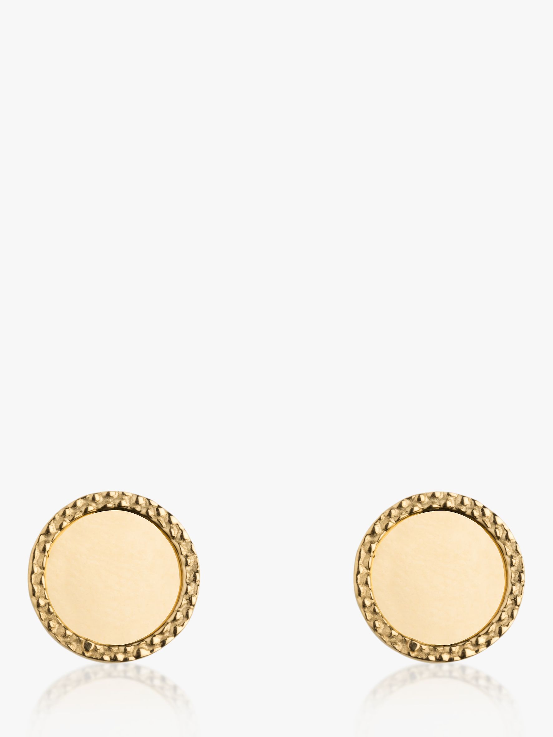 Emily Mortimer Jewellery Echo Textured Stud Earrings