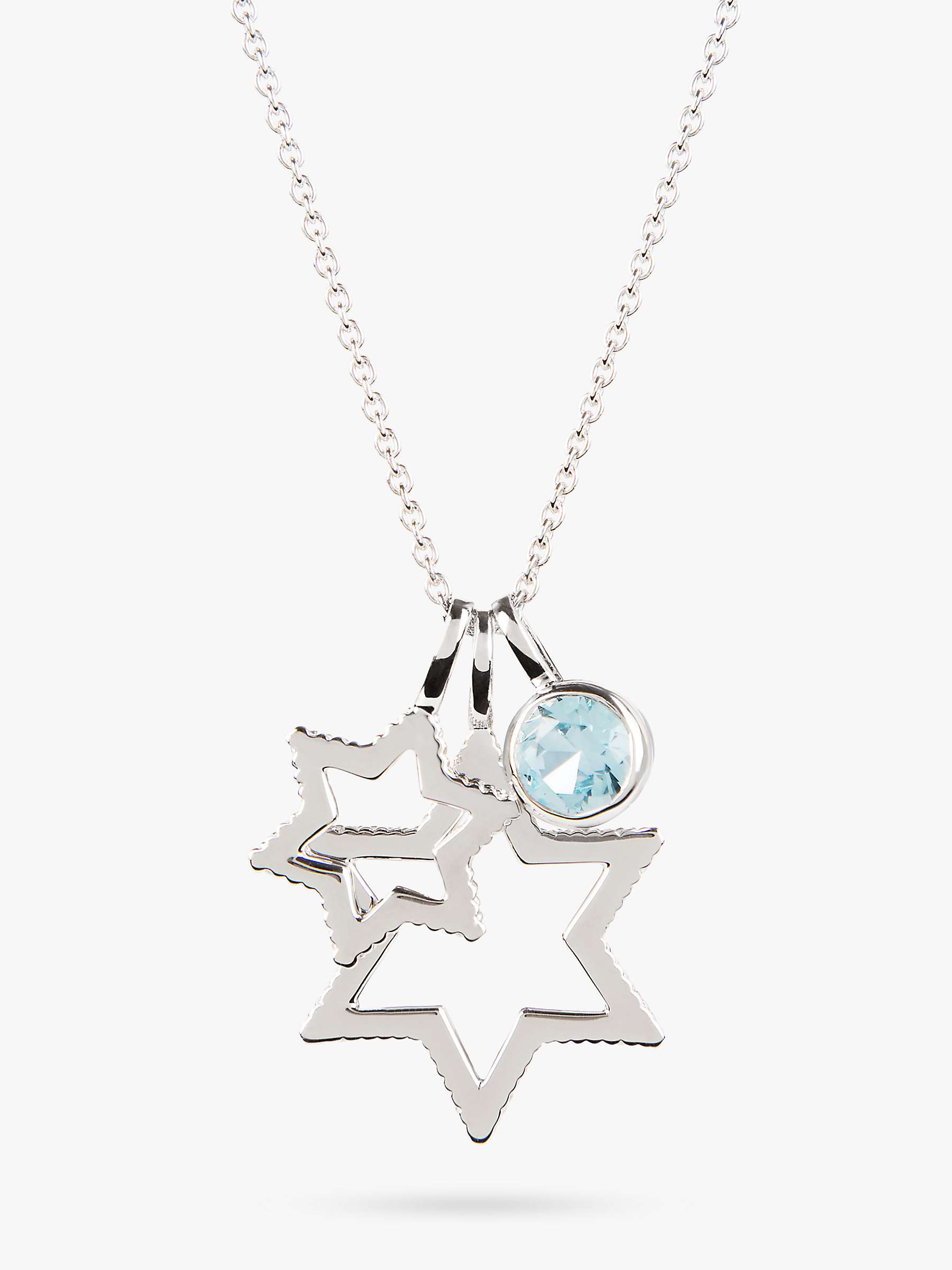 Buy Emily Mortimer Jewellery Cosmo Triple Star Pendant Necklace Online at johnlewis.com
