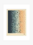 Justin Van Genderen - Entropy Unframed Print & Mount, 40 x 30cm, Blue/Red