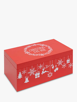 John Lewis & Partners Christmas Eve Box, Red