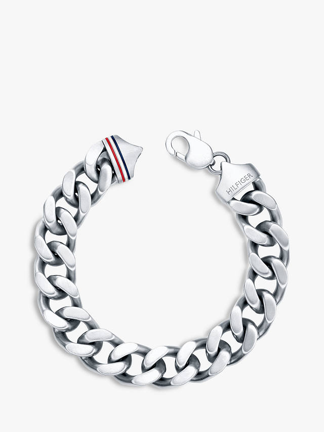 Tommy Hilfiger Men's Chunky Chain Bracelet, Silver