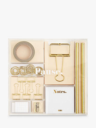 kikki.K Pause Gold Stationery Kit