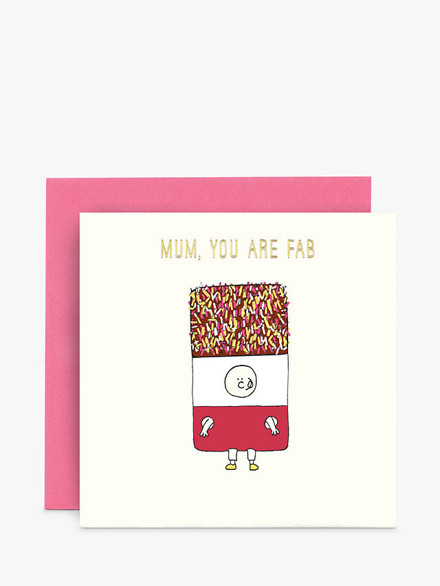 Susan O'Hanlon Fab Mum Ice Lolly Birthday Card
