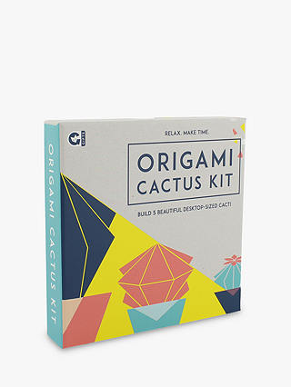 Ginger Fox Cactus Origami Puzzle