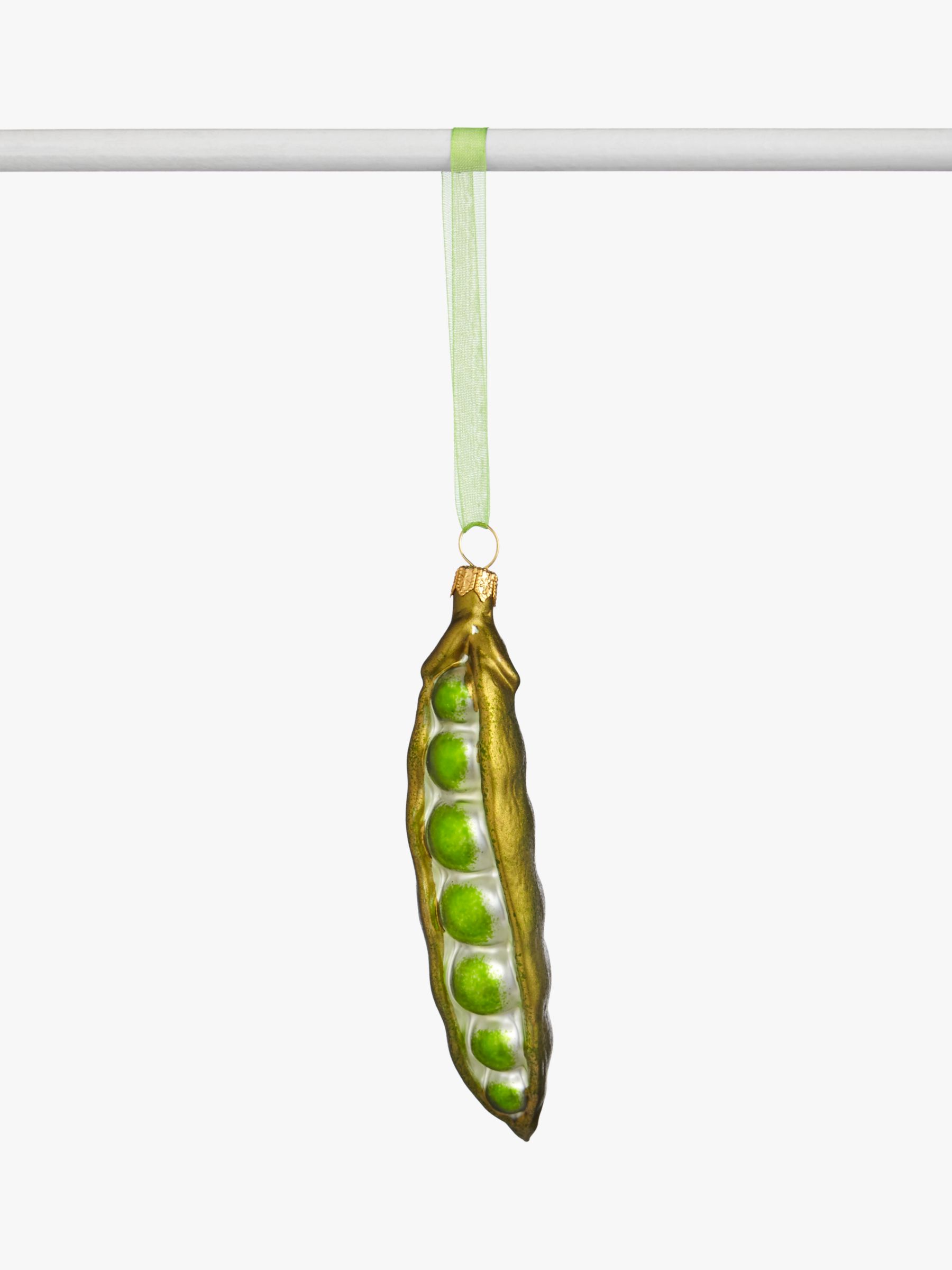 Download John Lewis & Partners Garden Retreat Pea Pod Bauble, Green ...