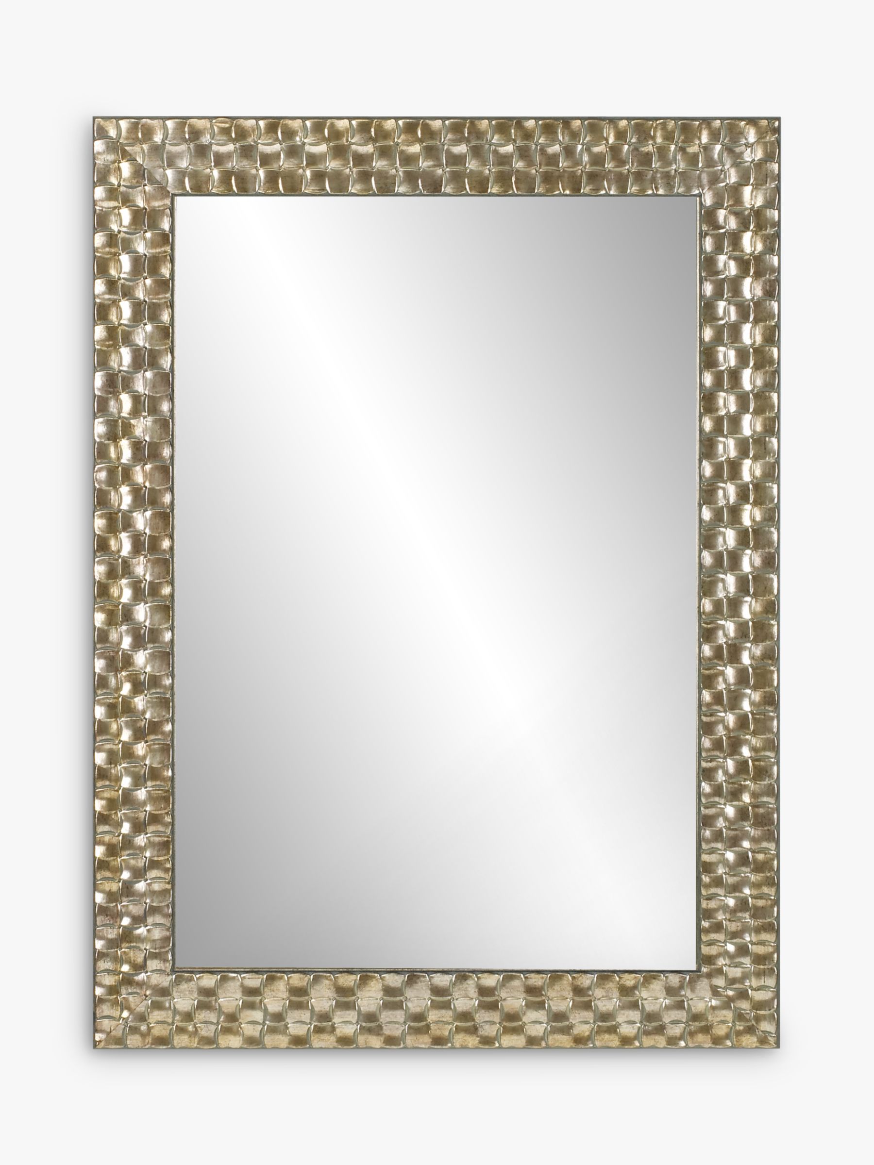 John Lewis & Partners Mosaic Wall Mirror, 106 x 75cm, Champagne