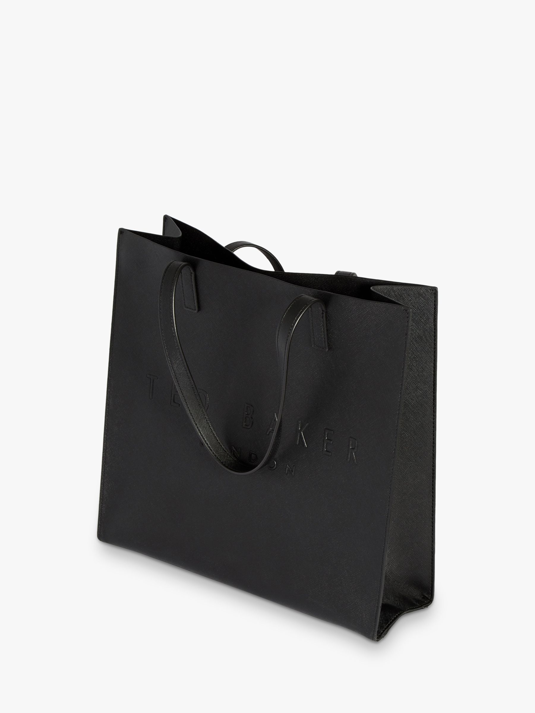 Ted Baker Sukicon Large Icon Shopper Bag, Black at John Lewis & Partners