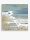 John Lewis Valeria Mravyan 'East Coast I' Framed Canvas Print, 104.5 x 104.5cm, Blue/Multi