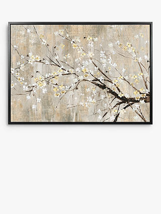 Asia Jensen - Apple Blooms Framed Canvas, 74.5 x 104.5cm, Yellow/White