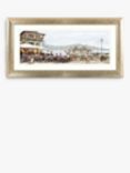Richard Macneil - Lake Cafe Framed Print & Mount, 57 x 112cm, Multi