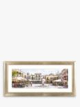 Richard Macneil - Mediterranean Courtyard Framed Print & Mount, 52 x 128cm, Multi
