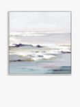 John Lewis Valeria Mravyan 'Purple Tides II' Framed Canvas Print, 104.5 x 104.5cm, Purple