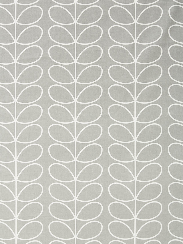 Orla Kiely Linear Stem Furnishing Fabric, Silver