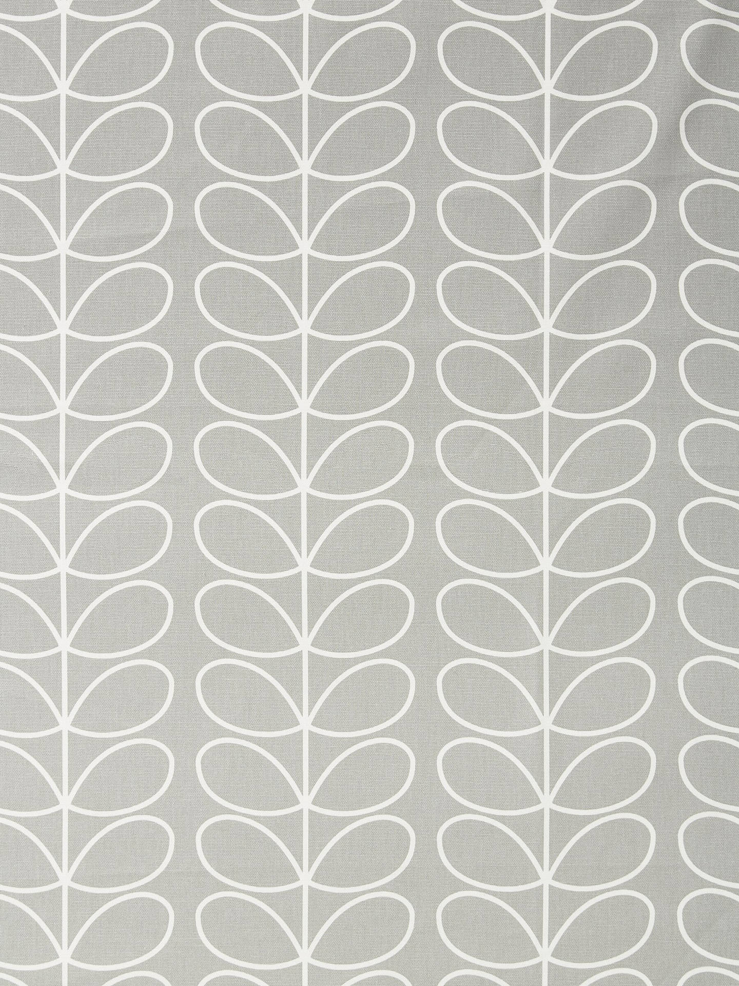 Orla Kiely Linear Stem Made to Measure Curtains, Silver