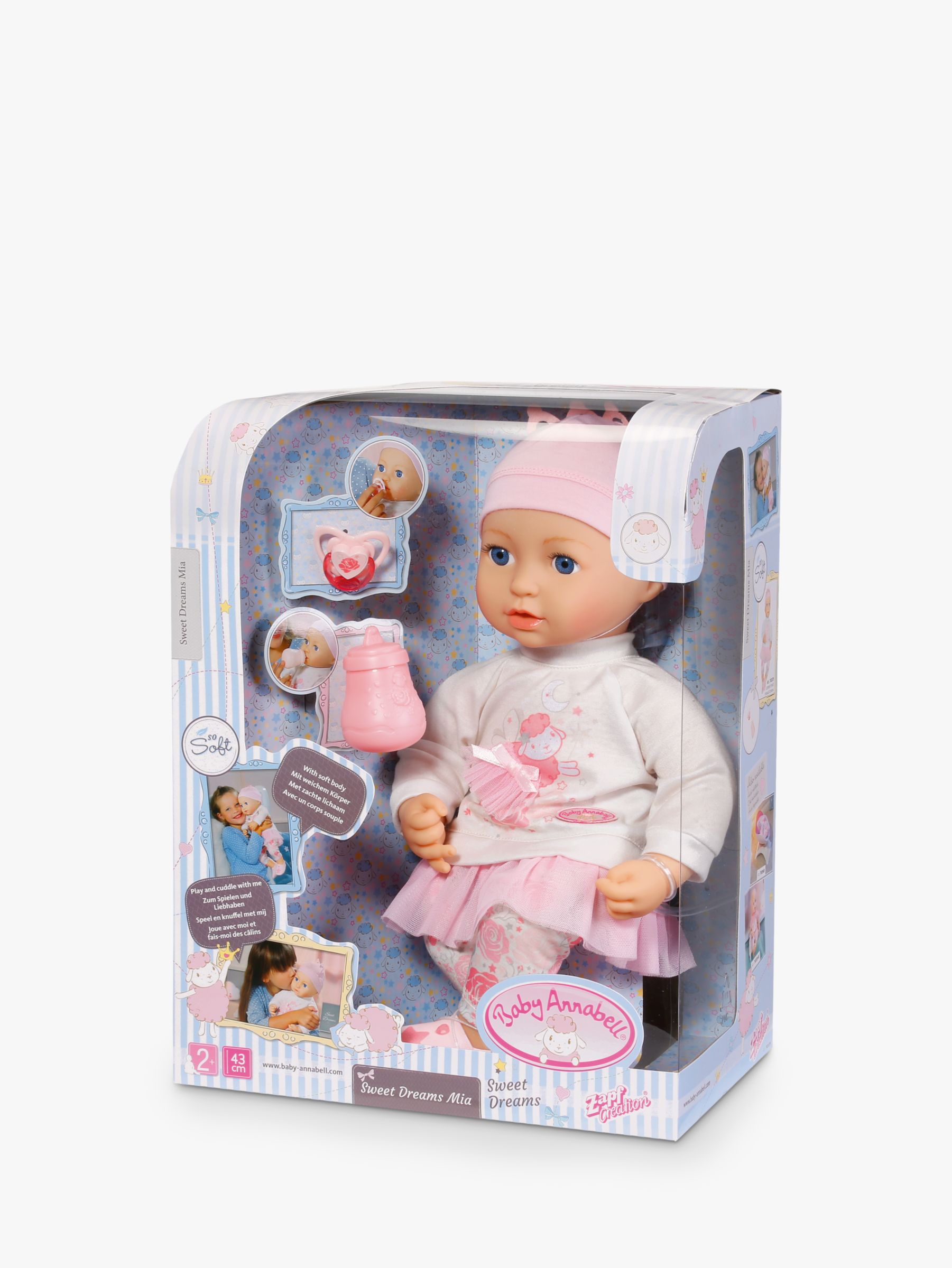 baby annabell sweet dreams bed